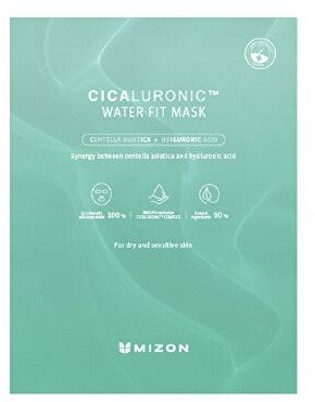 Mizon Cicaluronic Nawilżająca maska do twarzy z kwasem Fit Mask)Water Fit Mask) 24 g