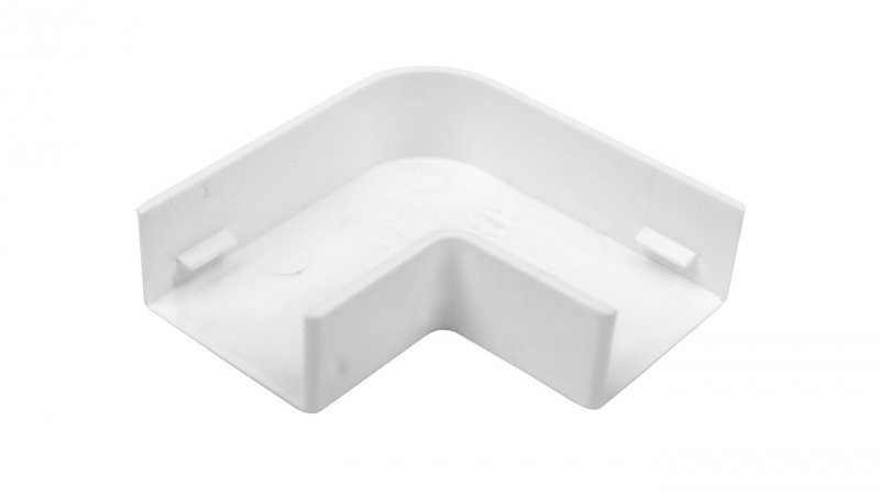 OBO Bettermann Naroże płaskie kanału WDK 10x20 HF10020RW białe 6154212 4szt. 6154212