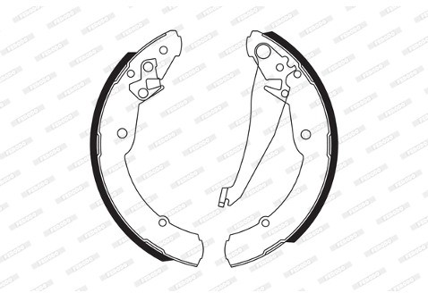 FERODO (FEDERAL-MOGUL) Zestaw szczęk hamulcowych (FEDERAL-MOGUL) FSB549
