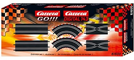 Carrera 20061600 1 zestaw rozszerzający do GO!!!, GO!!! PLUS lub DIGITAL 143 łatwa zmiana śladów 20061600