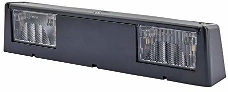 HELLA 2KA 004 525-001 Oświetlenie tablicy rejestracyjnej - Halogen - Oprawa - Przewodu: 175/205[mm] - Wtyczki: Wtyk płaski - z lewej/z prawej 2KA 004 525-001