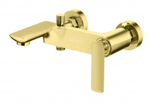 Kohlman QW110EGD EXPERIENCE GOLD Natynkowa bateria wannowo-prysznicowa
