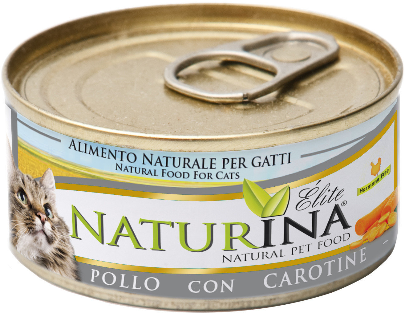 Naturina Naturina Wet Cat - Kurczak z marchewką 70g