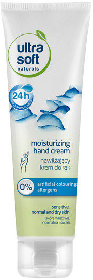 Ultra Soft Ultra Soft, Naturals, krem do rąk nawilżający, 100 ml