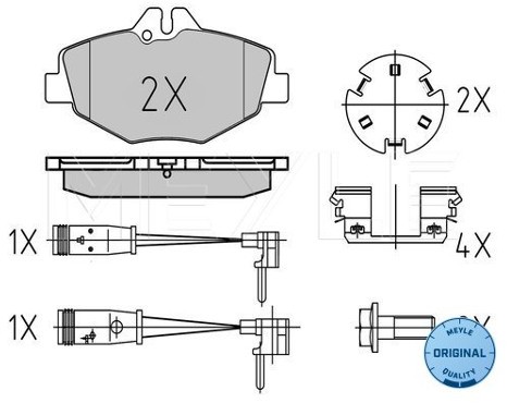 Wulf Gaertner Autoparts Zestaw klocków hamulcowych, hamulce tarczowe Wulf Gaertner Autoparts 025 237 4320/W