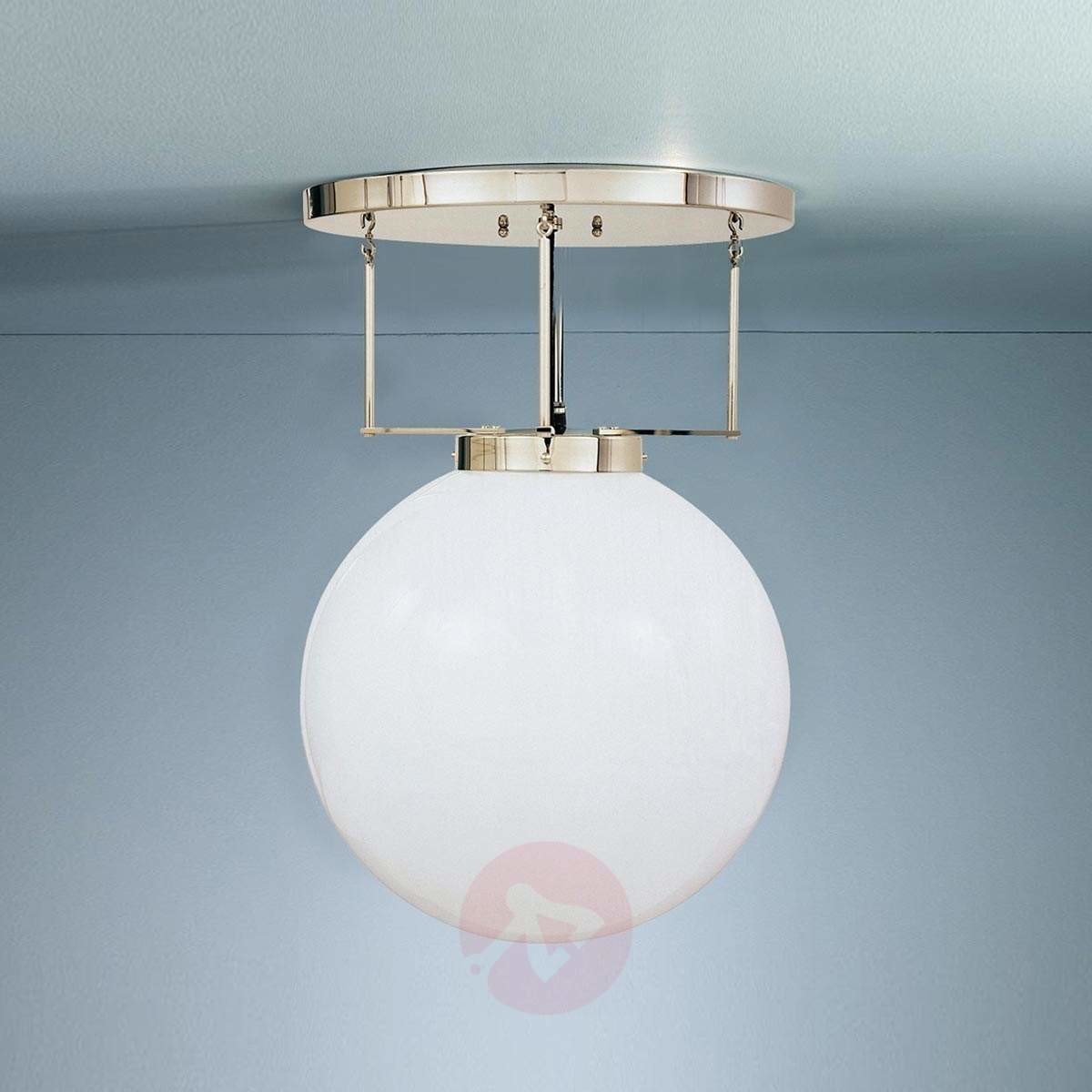 Lampa sufitowa w stylu Bauhaus 25 cm mosiądz