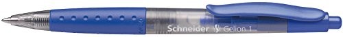 Schneider pisak żelowy gelion 1, wymienny wkład z ostrzem ze stali nierdzewnej, 0,4 MM, niebieski 4004675029331