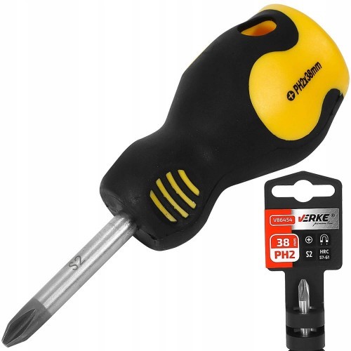 VERKE PREMIUM WKRĘTAK PH2 38 mm ŚRUBOKRĘT S2 VERKE PREMIUM LINE V86454