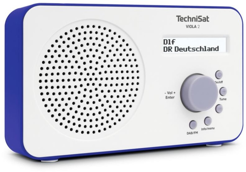 TechniSat TechniSat VIOLA 2 biało-niebieski (0001/3906)