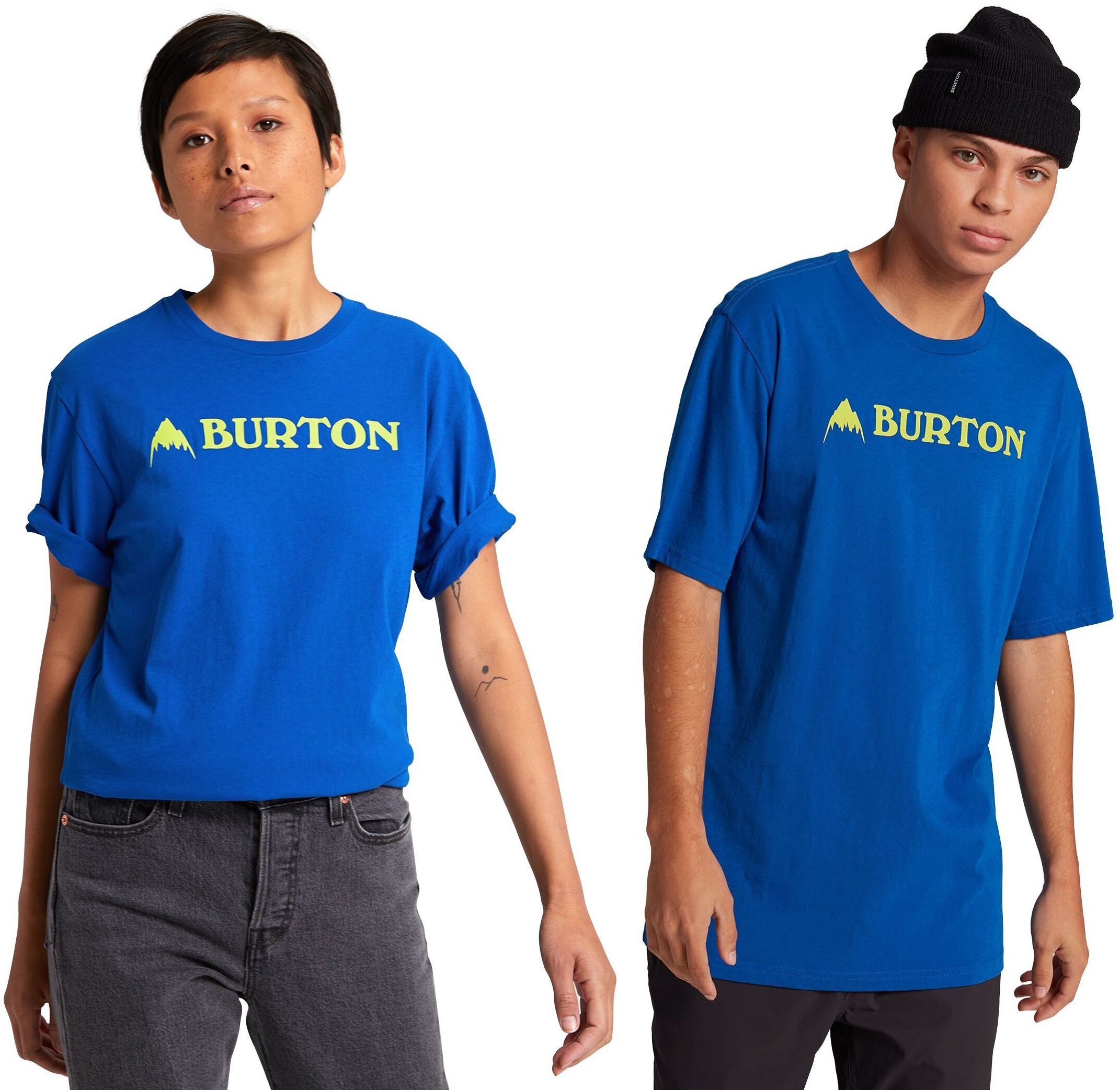 Burton koszulka UA HORIZONTAL MOUNTAIN SS Lapis Blue