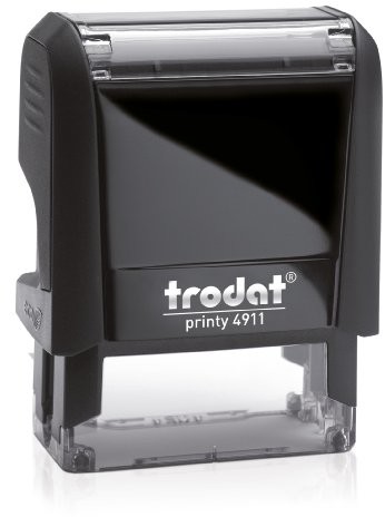 Trodat Dozownik  pieczęć tekstowa printy 4911 4.0, czarno-VE = 1