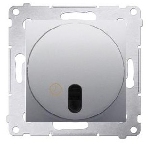 Kontakt Kontakt_Simon Łącznik z opóźnieniem wyłaczenia (moduł) 20-500 W srebrny mat DWC10T.01/43