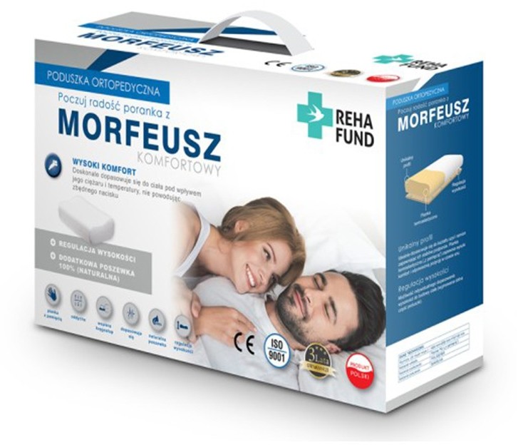 Reha Fund Poduszka ortpedyczna Morfeusz Komfortowy, 1 sztuka, Reha Fund 661