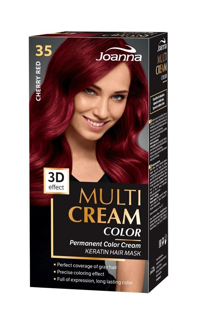 Joanna Multi Cream Color Farba nr 35 Wiśniowa Czerwień 62563