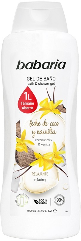Babaria żel do mycia ciała Vanilia Kokos VEGAN100%