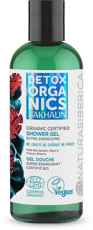 Natura Siberica Naturalny żel pod prysznic o działaniu energetyzująco-nawilżającym z dzikimi algami Detox Organics 260 ml