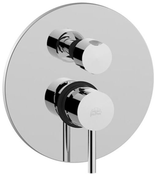 Paffoni Bateria podtynkowa 2-drożna z przełącznikiem mechanicznym STICK stal szczotkowana Rubinetterie SK018ST