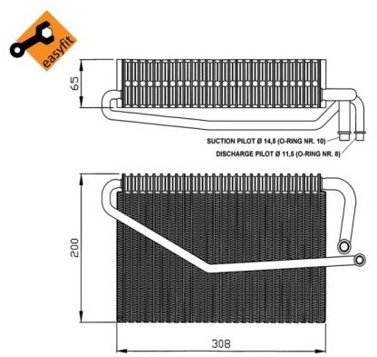 NRF Parownik, klimatyzacja 36122