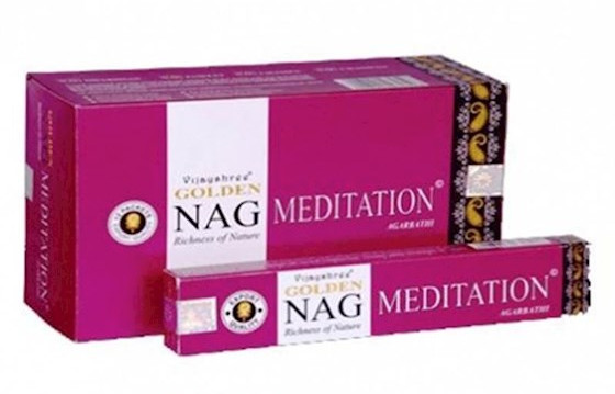 Vijayshree Kadzidełka VIJAYSREE Golden Nag Meditation - 15g vijaysree05