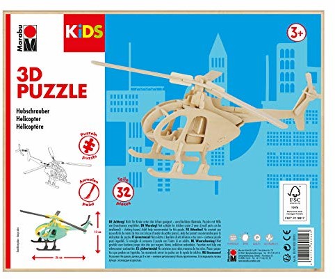 Marabu KiDS 3D puzzle drewniane