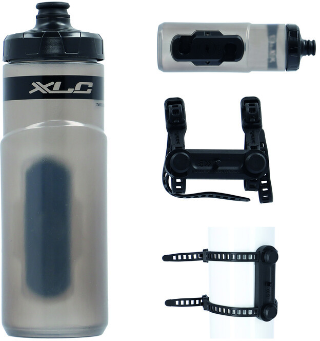 Фото - Інші аксесуари XLC 2x bidon  600ml fidlock baza uchwyt ramy magnes XL zestaw 