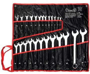 Condor ZESTAW KLUCZY płasko - oczkowy 25PC 6 - 32 mm CON-IP/O-6334