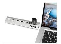 Hamlet NETW erkerinnen USB Hub USB 2.0 7 drzwi aluminiowa informatyki XHUB7020AL