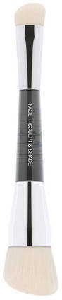 HUDA BEAUTY Face Tantour Sculpt & Shade Brush - Pędzel z podwójną końcówką