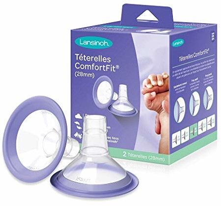 Lansinoh Zestaw 2 smoczek Comfort Fit 28 mm do mleka 1 sztuka