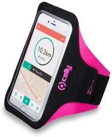 Celly Etui sportowe na rękę Dla telefonów komórkowych Armband XXL ARMBANDXXLPK) Różowe