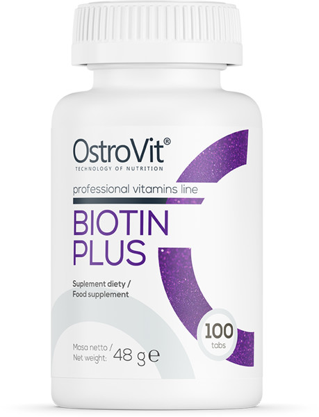 Ostrovit Ostrovit Biotin Plus 100 tabletek OSTR04