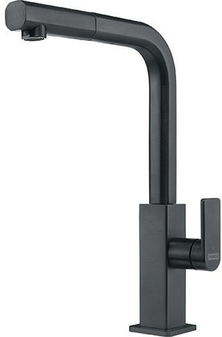 Franke Bateria MYTHOS PULL-OUT czarna stal szlachetna 115.0550.442) 115.0550.442