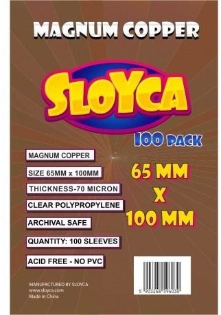 Baldar Koszulki Magnum Copper 65x100mm (100szt) SLOYCA