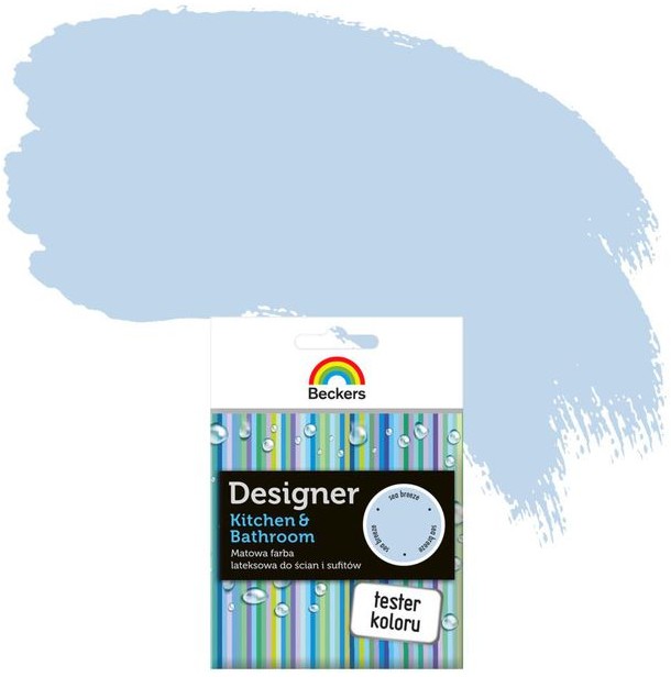 Beckers Tester farby DESIGNER KITCHEN & BATHROOM Sea breeze