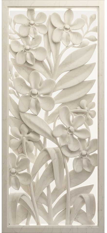 Tapeta fotograficzna pionowa Clay flower, 90 x 202 cm