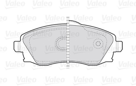 VALEO Klocki hamulcowe - komplet 301456