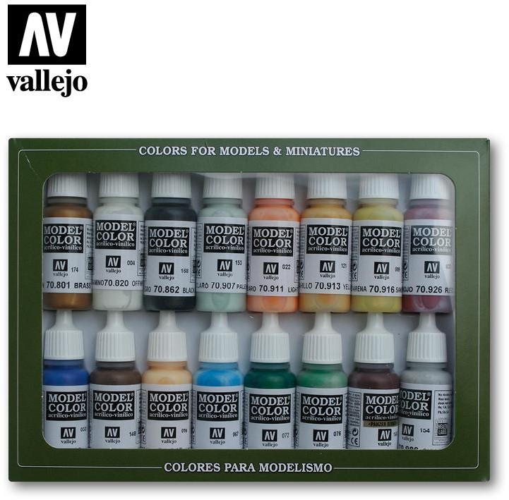 Vallejo Model Color Zestaw 16 farb - Naval - Steam Era Vallejo 70146
