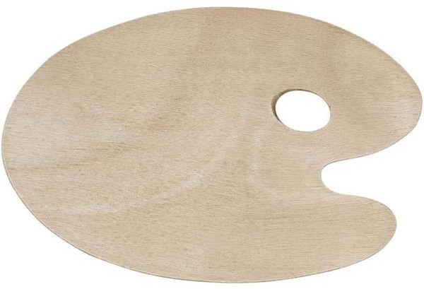 Creativ Drewniana paleta malarska 131360