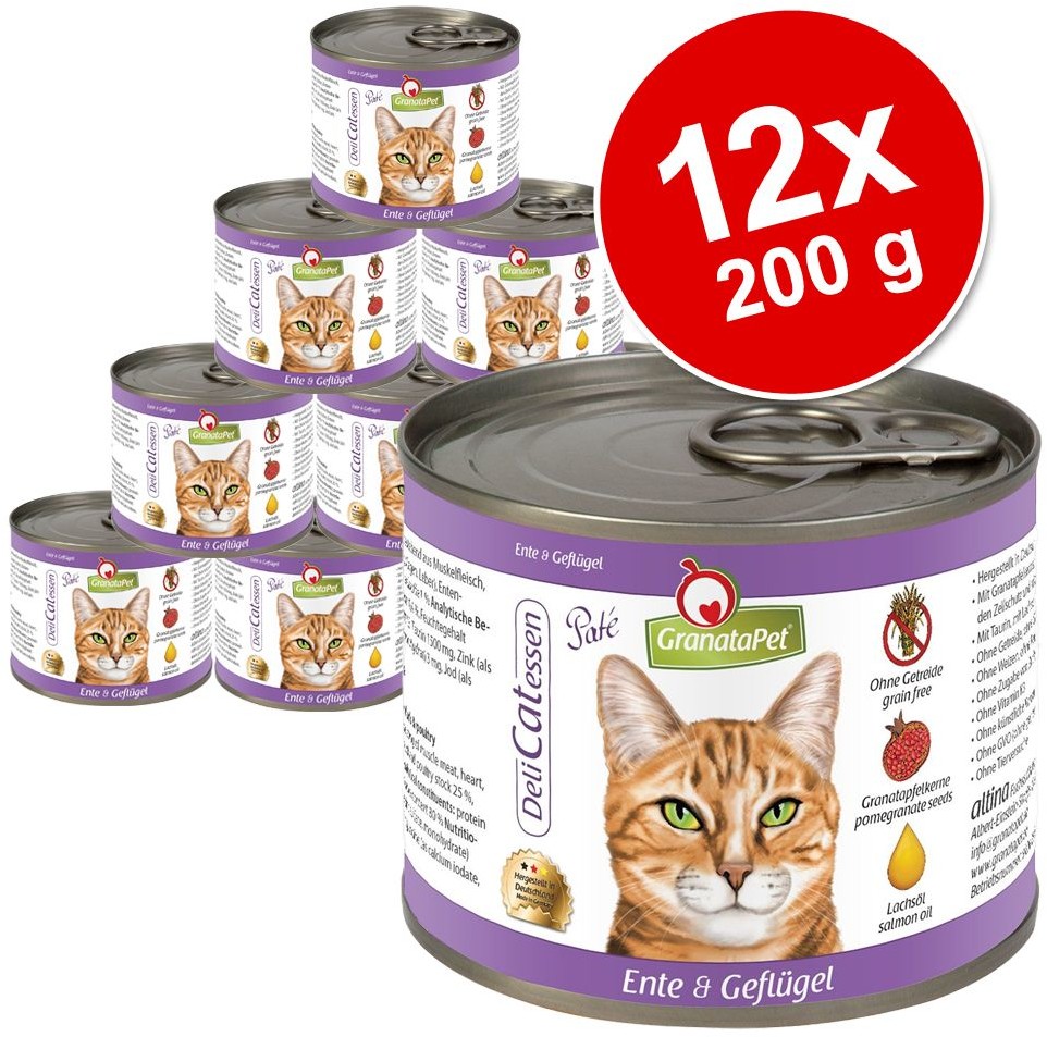 GranataPet Pakiet DeliCatessen 12 x 200 g Pakiet mieszany II