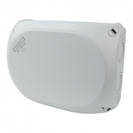 Hensel Puszka odgałęźna DK 1006 GZ natynkowa dla Cu 1,5-6 mm2 z zaciskami 5 biegunowa szara z tylną dławnicą 5464 DK 1006 GZ