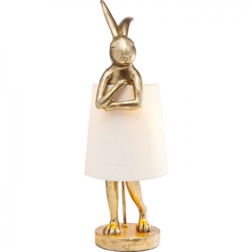 KARE Lampa stołowa Animal Rabbit Gold 68 61598
