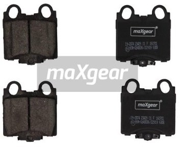 MaxGear Zestaw klocków hamulcowych, hamulce tarczowe 19-2874
