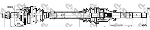 GSP Półoś prawa GSP 245011
