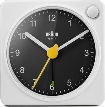 Braun BC 02 XWB budzik kwarcowy czarno-biały 67024 67024