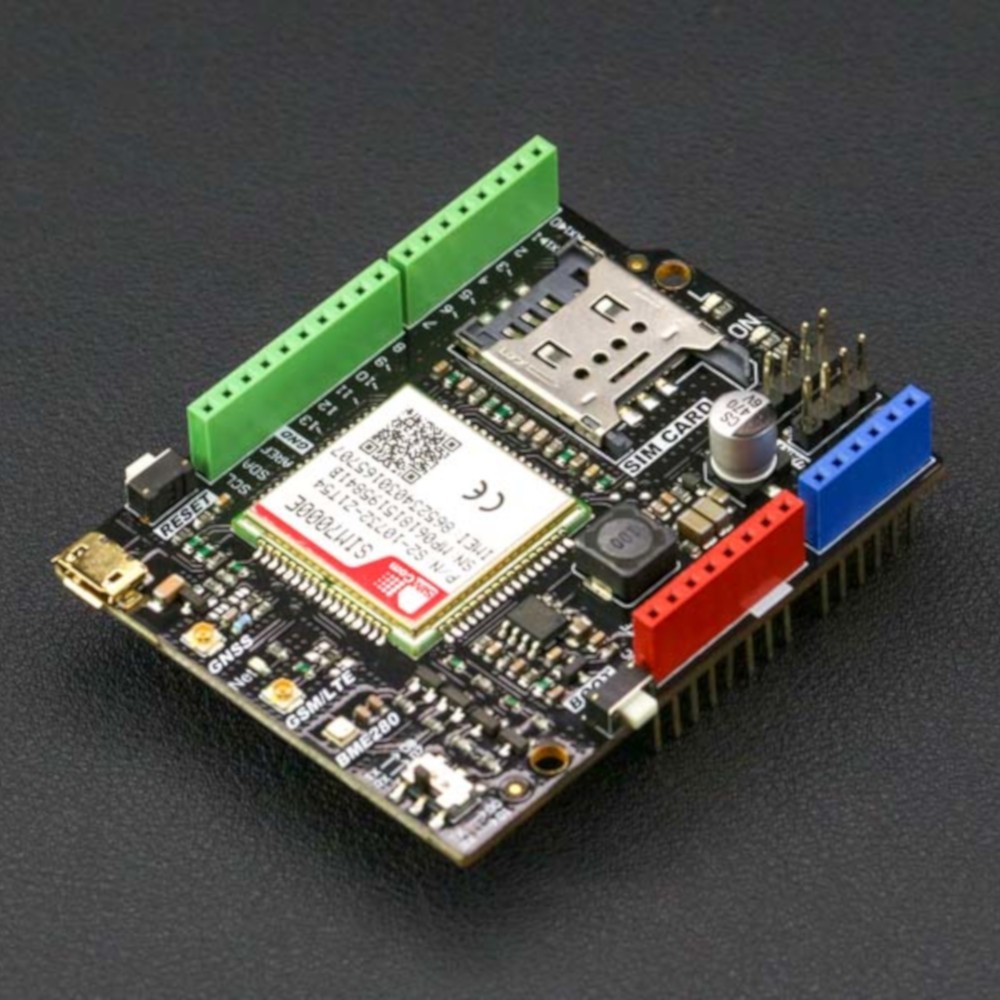 Arduino DFRobot DFRobot Shield NB-IoT/LTE/GPRS/GPS SIM7000E - nakładka dla DFR-12362
