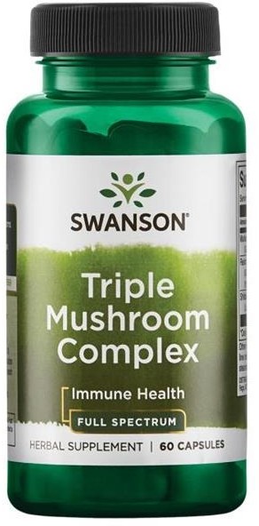 Swanson Health Products Swanson Triple Mushroom 60 kapsułek