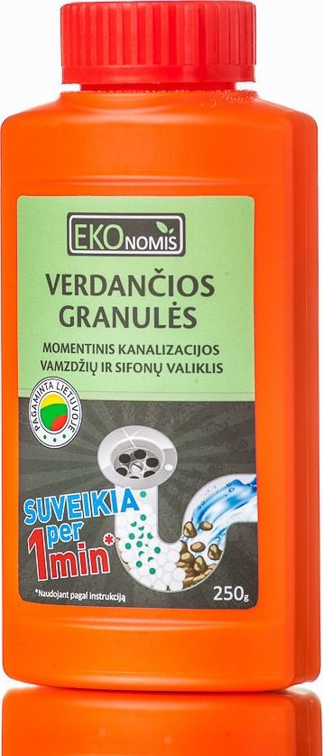 Ekonomis Ekonomis EKOnomis Verdančios Granuls momentinis kanalizacijos vamzdži ir sifon valiklis