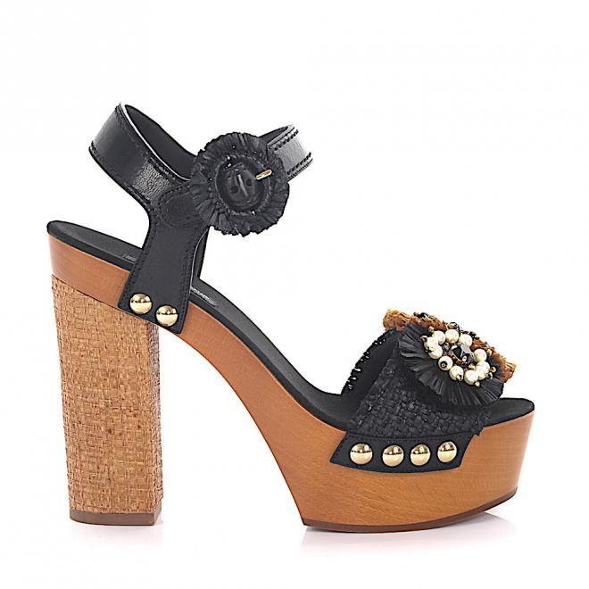 Dolce & Gabbana Dolce & Gabbana Sandały na platformie