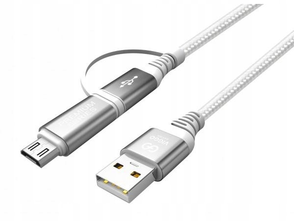 Kabel Viggo Design 2 w 1 Usb Type-c Usb Micro 1m