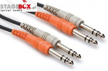 Hosa Kabel 2 x TRS 6.35mm - 2 x TRS 6.35mm, 2m CSS-202 (TN-ZGK-30-120-539)